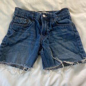 levi denim shorts